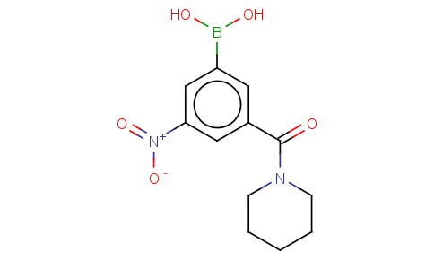 3-NITRO-5-(PIPERIDIN-1-YLCARBONYL)BENZENEBORONIC ACID